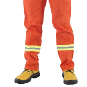 Pantalón gabardina c/reflectivo - Naranja